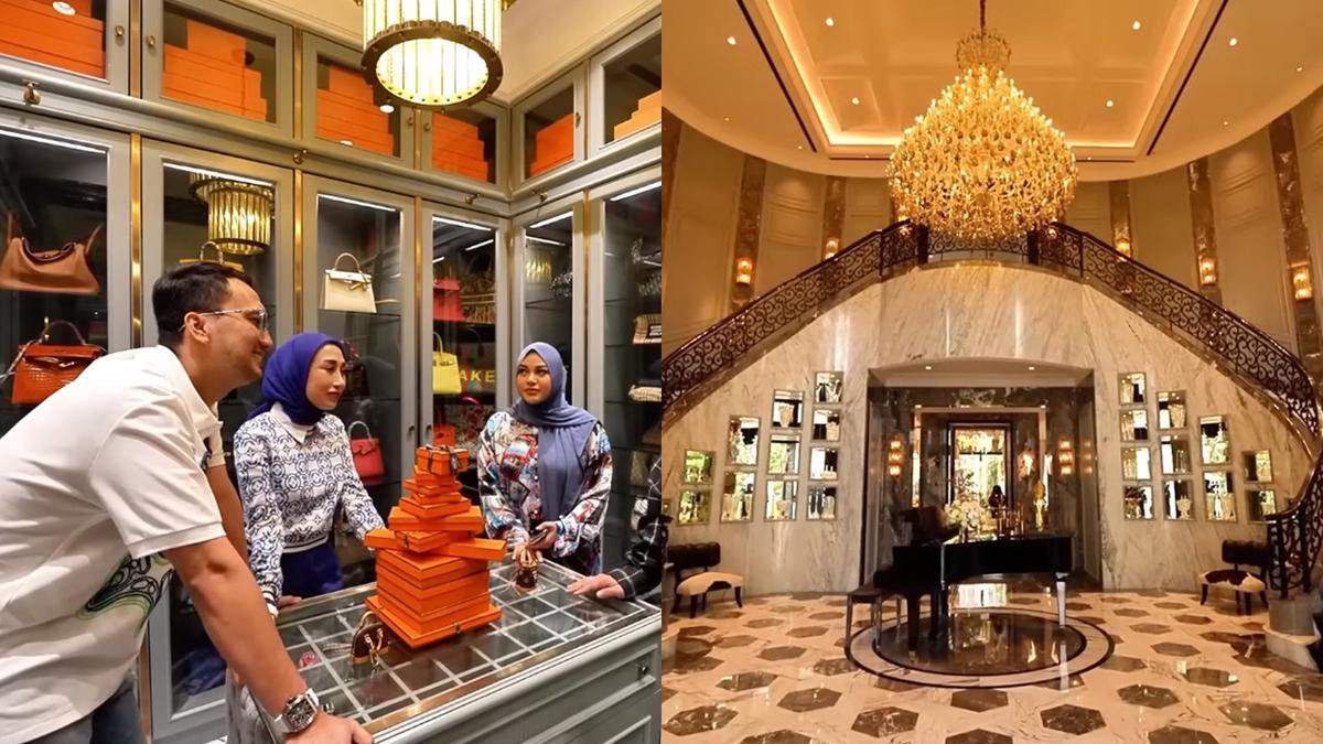 10 Potret Rumah Mewah Reza Gladys Kakak Ipar Siti Badriah, Bak Istana