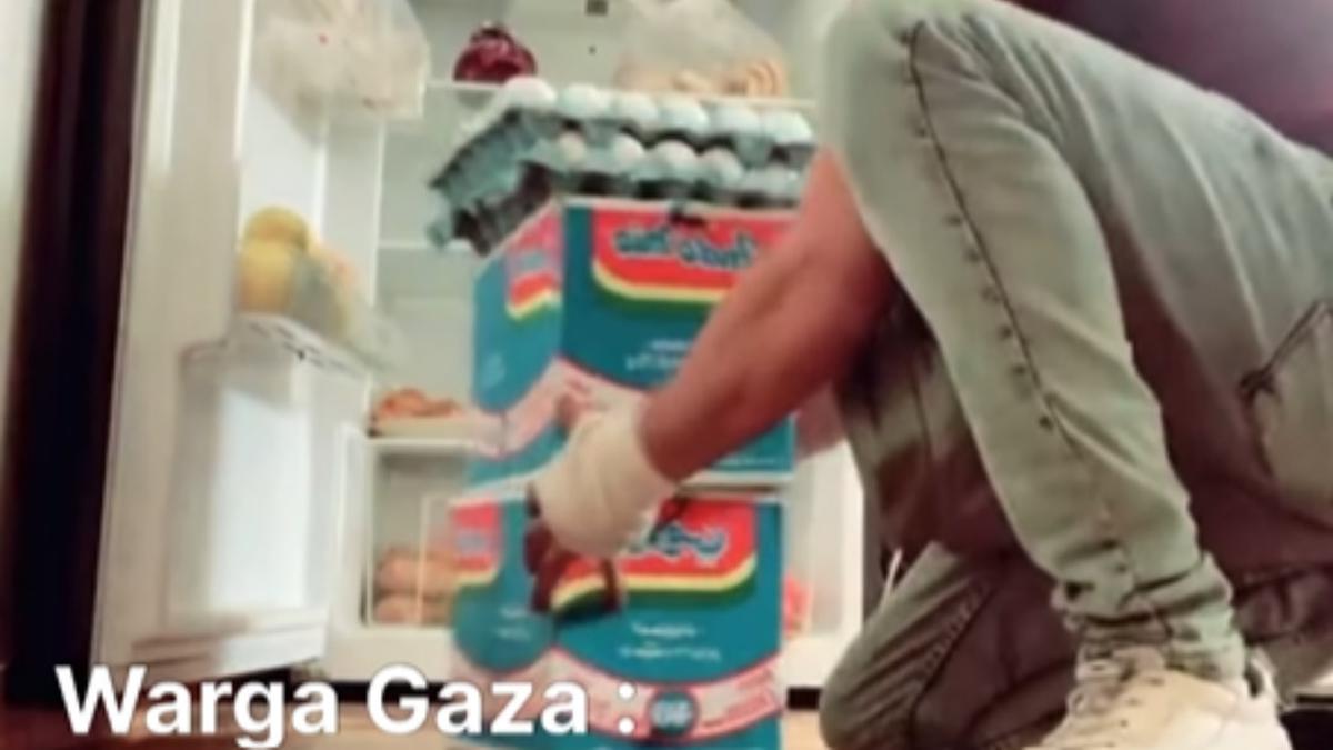 Warga Gaza Meninggalkan Makanan untuk Mujahidin Palestina yang Berjuang Melawan Israel, Kardus Mi Instan Indonesia Kembali Eksis