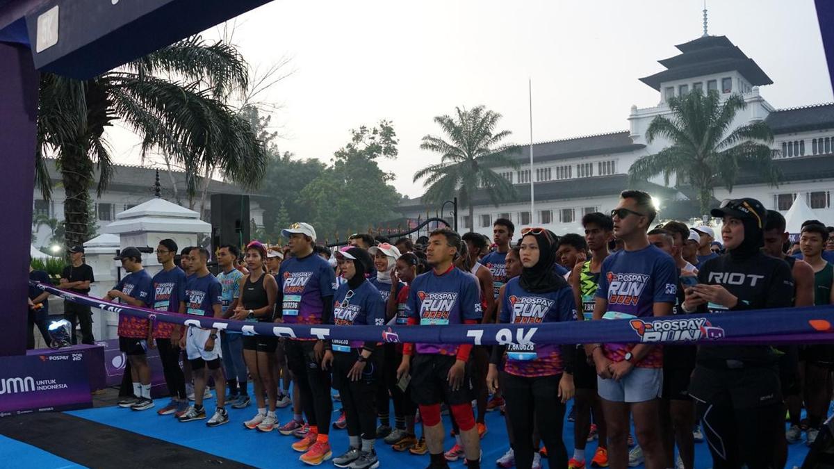 Ajak Masyarakat Hidup Sehat, Pospay Run 2024 Diikuti Ribuan Pelari